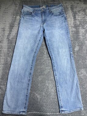 BKE Tyler Men's Light Blue Straight Leg Jeans